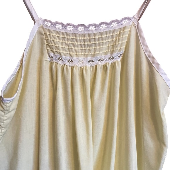 Edward Saykaly Vintage Yellow Nighty Set/Boudoir-Size Small - Picture 5 of 16